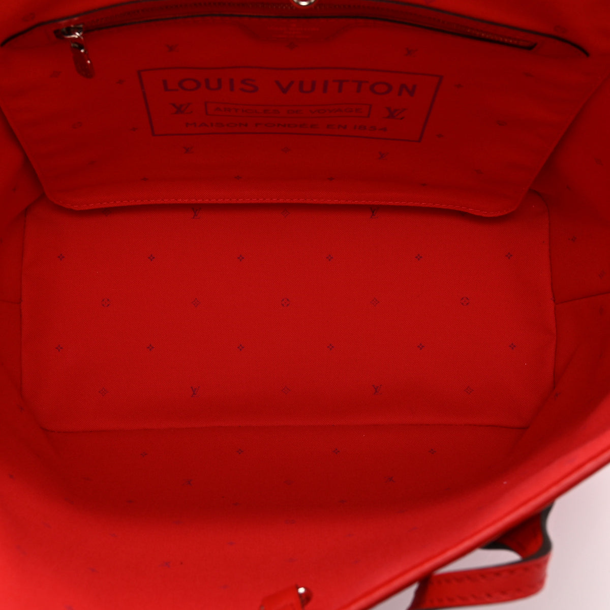Monogram Escale Neverfull MM Rouge