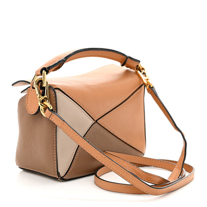 Loewe Calfskin Mini Puzzle Bag Warm Desert Mink 3 of 9