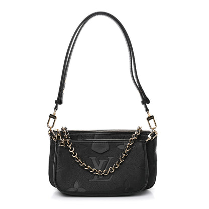 Louis Vuitton Empreinte Monogram Giant Multi Pochette Accessories Black 1 of 5