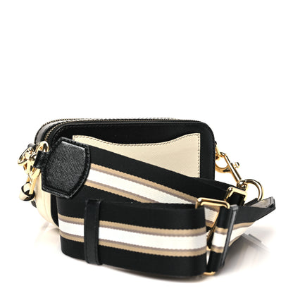 Marc Jacobs Saffiano Small Snapshot Camera Bag Cloud White Multicolor 3 of 12