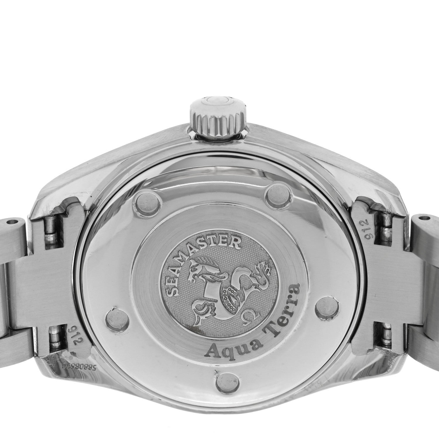 Omega Stainless Steel Diamond Mother of Pearl 29mm Seamaster Aqua Terra Automatic Watch 2563.75.00 4 of 5
