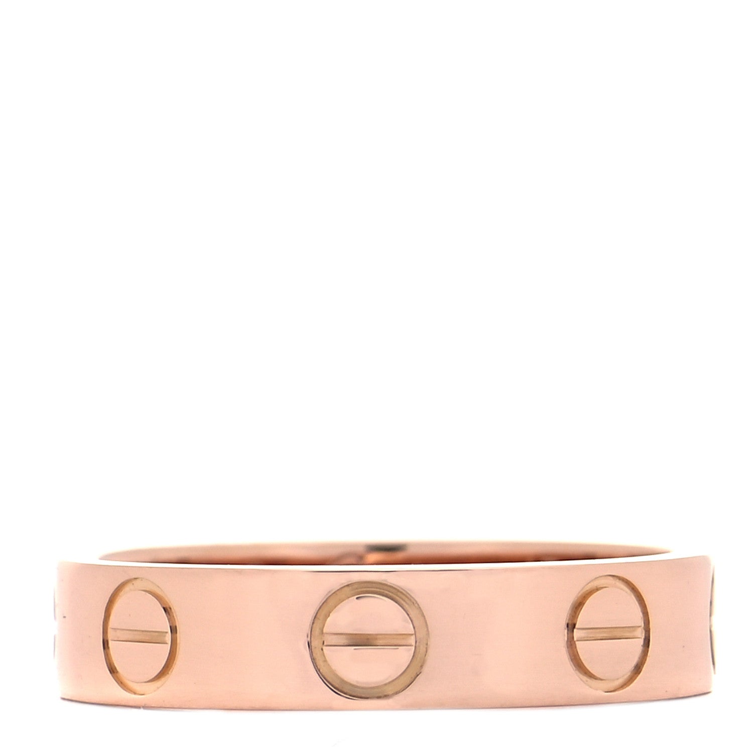 Cartier 18K Pink Gold 3.5mm LOVE Wedding Band Ring 45 3.25 1 of 4