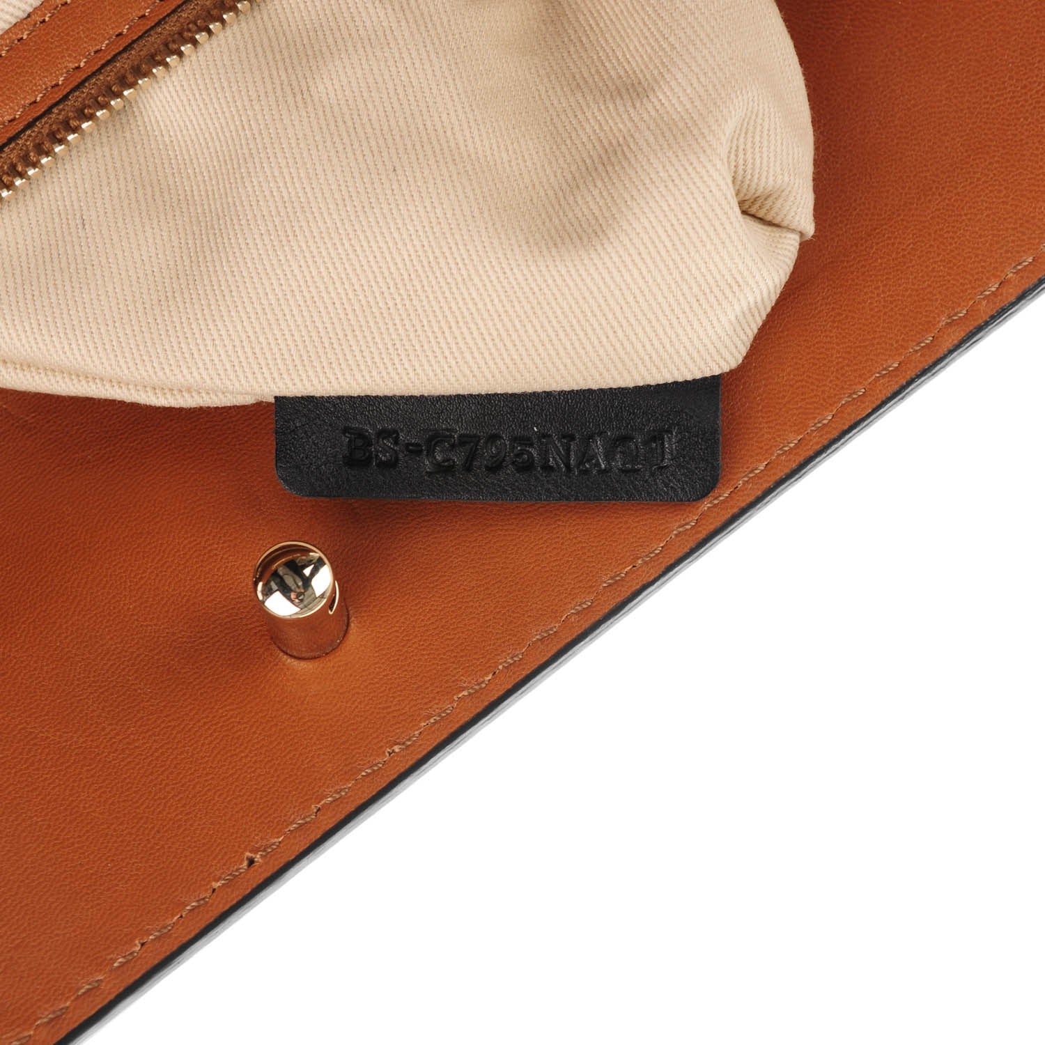 Valentino Garavani Vitello Lace Demetra Satchel Cognac 8 of 8