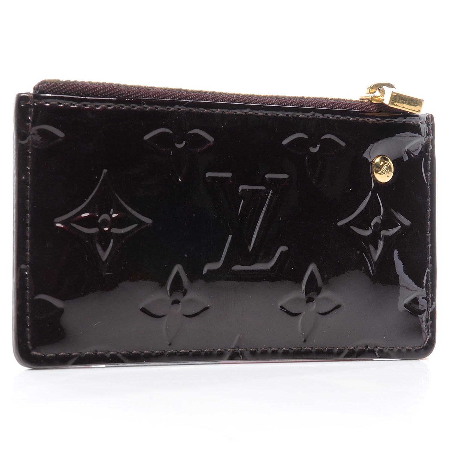 Louis Vuitton Vernis Pochette Key Pouch Amarante 3 of 7