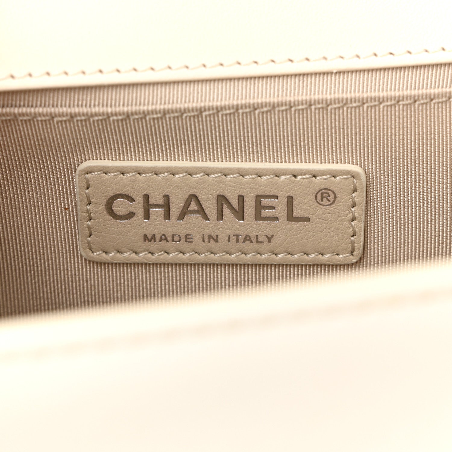 Chanel Lambskin Perforated Medium Boy Flap White 6 of 12