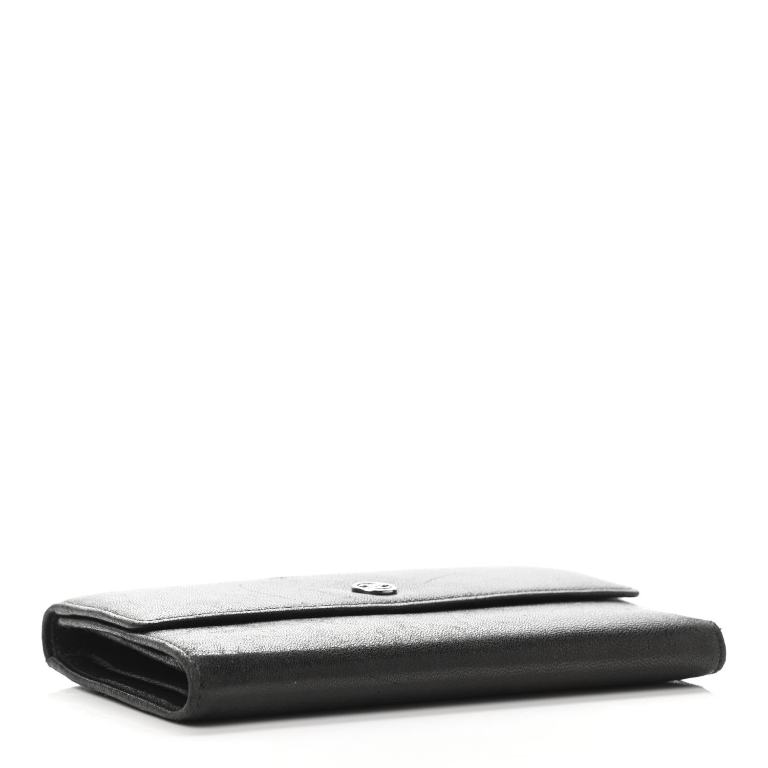 Chanel Calfskin CC Flap Wallet Black 3 of 4