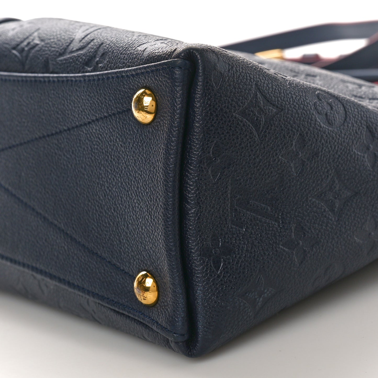 Empreinte V Tote MM Marine Rouge