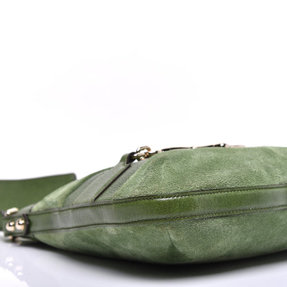Gucci Suede Hasler Hobo Green 8 of 10