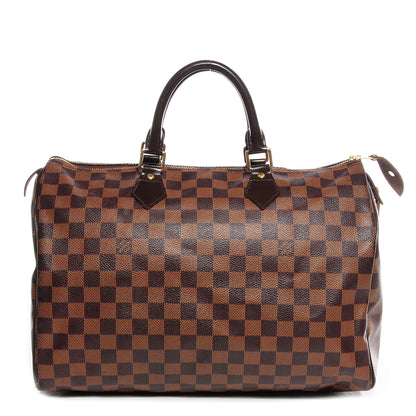 Louis Vuitton Damier Ebene Speedy 35 1 of 9