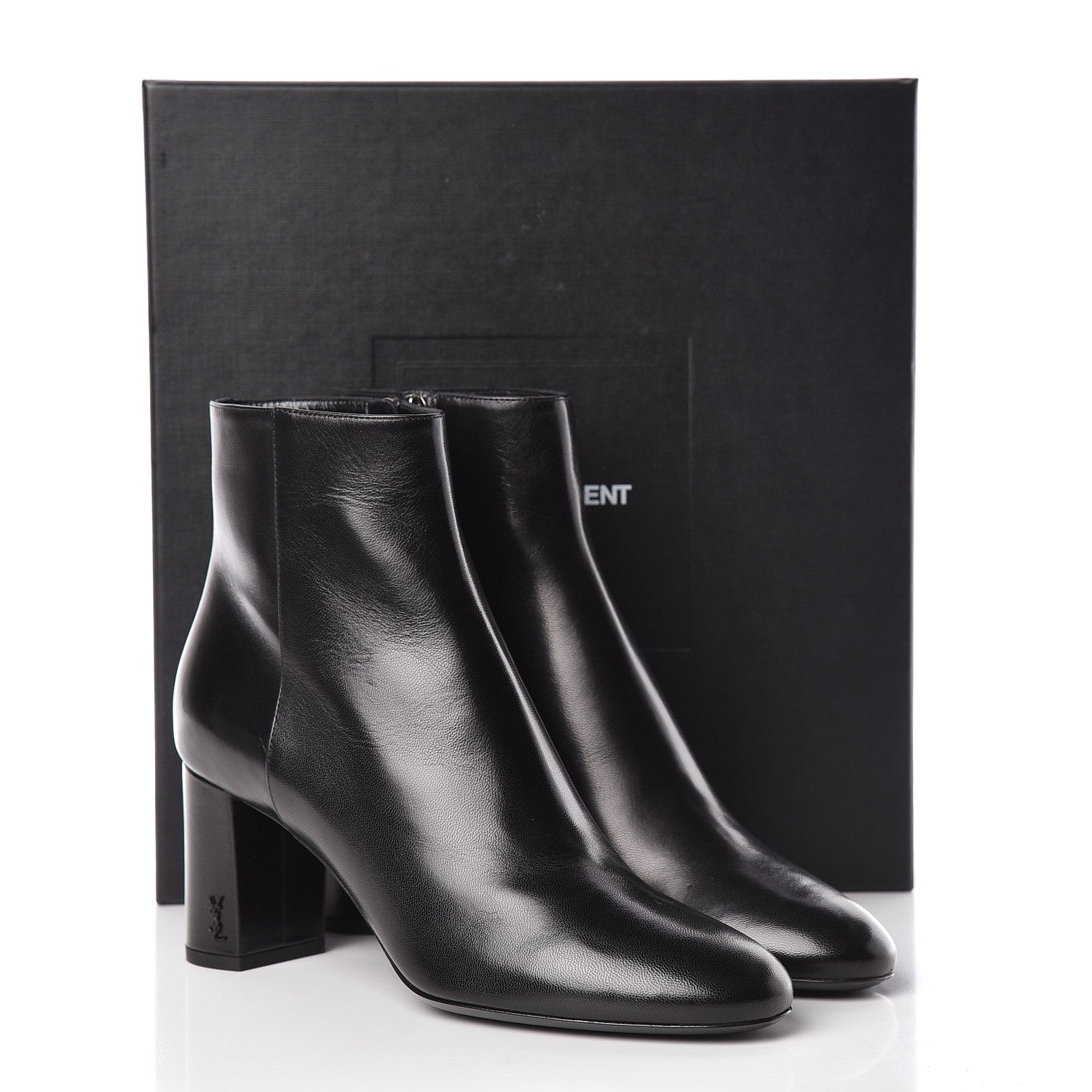 Saint Laurent Nappa Loulou Ankle Zip Boot 39.5 Black 10 of 10