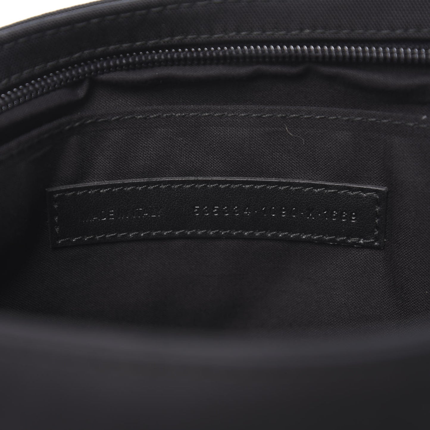 Canvas Tattoo Logo Explorer Zip Pouch Black White