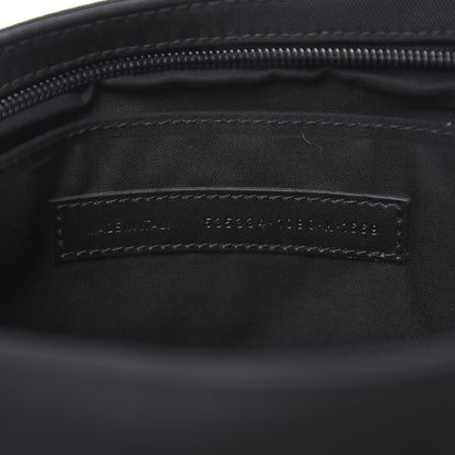 Balenciaga Canvas Tattoo Logo Explorer Zip Pouch Black White 6 of 6