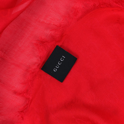 Gucci Modal Cotton Summer GGWeb Shawl Flame 3 of 4