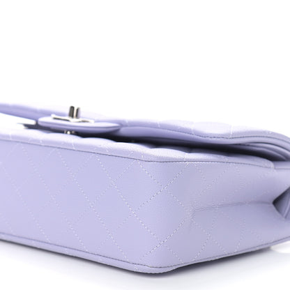 Chanel Caviar Quilted Medium Double Flap Light Purple 6 of 12