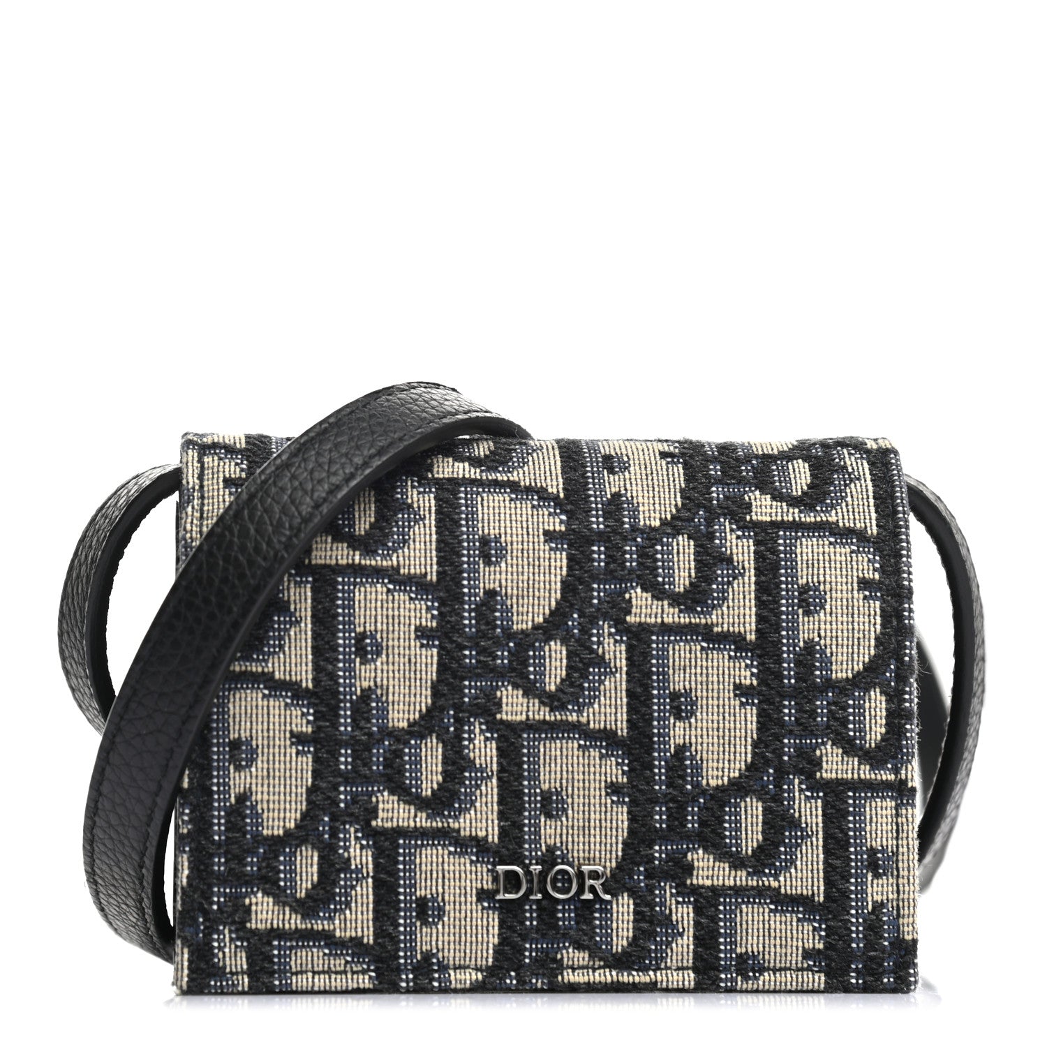 Christian Dior Oblique Nano Strap Pouch Blue 1 of 6