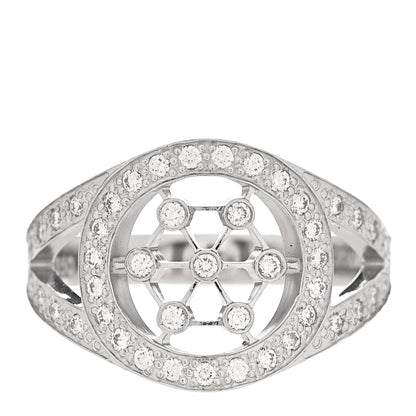 Tiffany Platinum Diamond Voile Ring 49 4.75 1 of 5