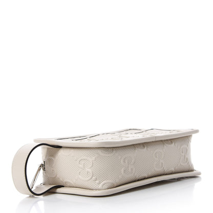 Gucci Calfskin GG Tennis Embossed Cosmetic Case Mystic White 4 of 7