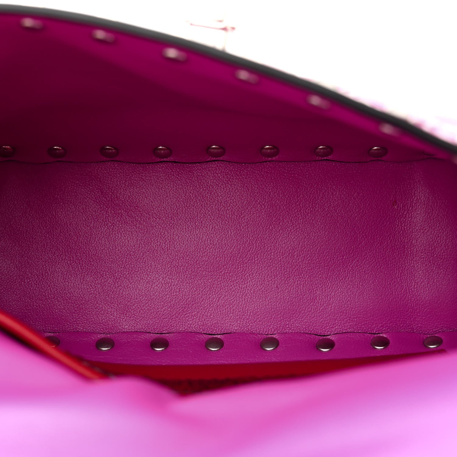 Valentino Garavani Patent Small Rockstud Spike Shoulder Bag Radiant Orchid 5 of 16