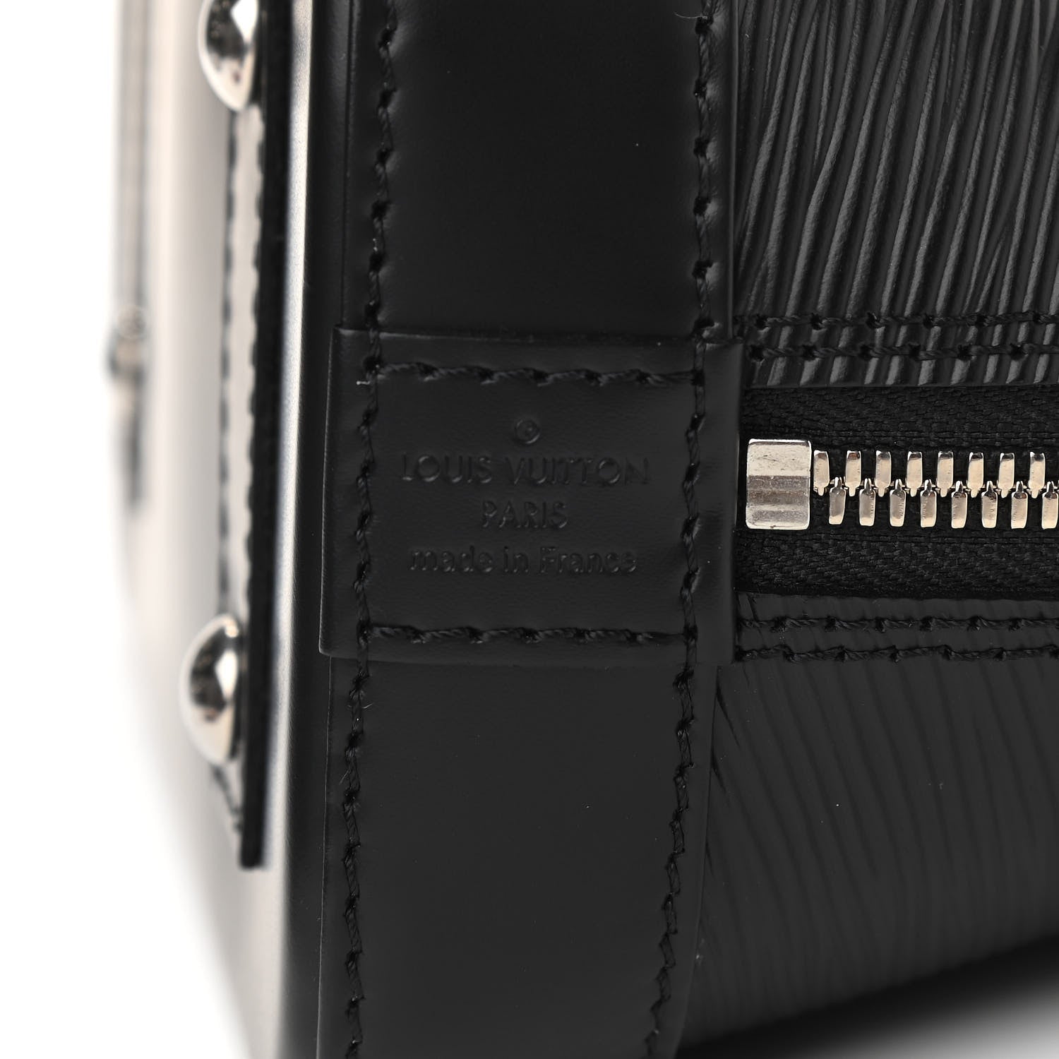 Louis Vuitton Epi Alma BB Black 7 of 12