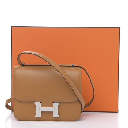 Hermes Evercolor Horseshoe Constance 18 Caramel Rose D'Ete 10 of 10