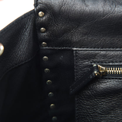 Valentino Garavani Vitello Small Rockstud Tote Black 10 of 16