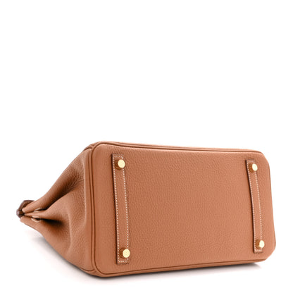 Hermes Togo Birkin 30 Gold 4 of 10
