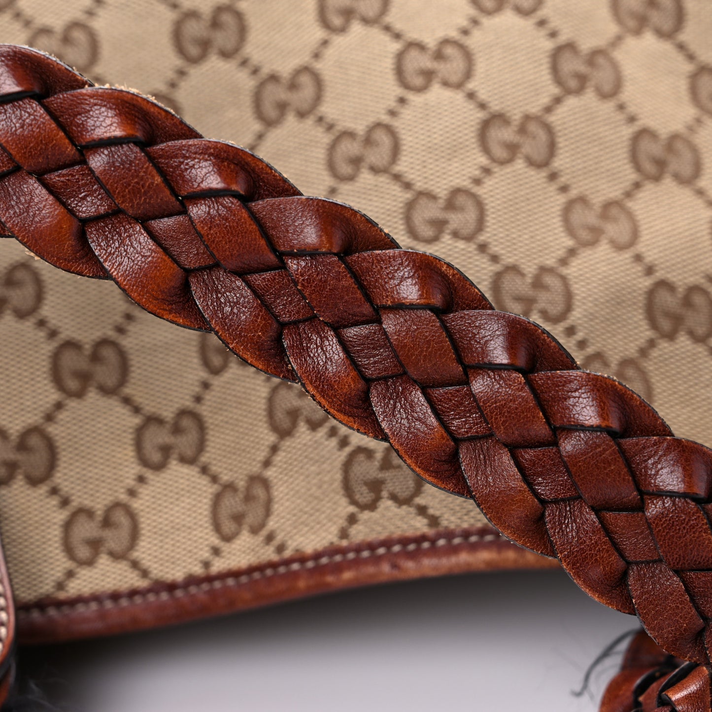 Monogram Medium Pelham Shoulder Bag Brown