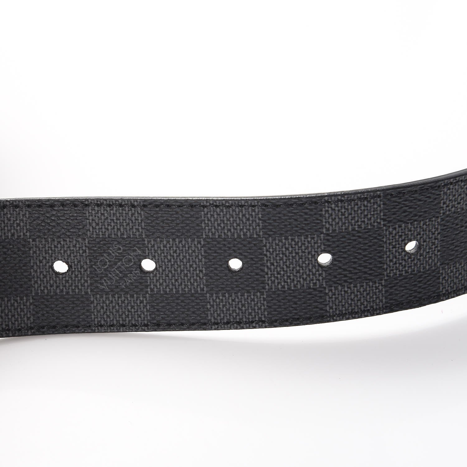 Louis Vuitton Damier Graphite LV Initiales Belt 110 44 4 of 10