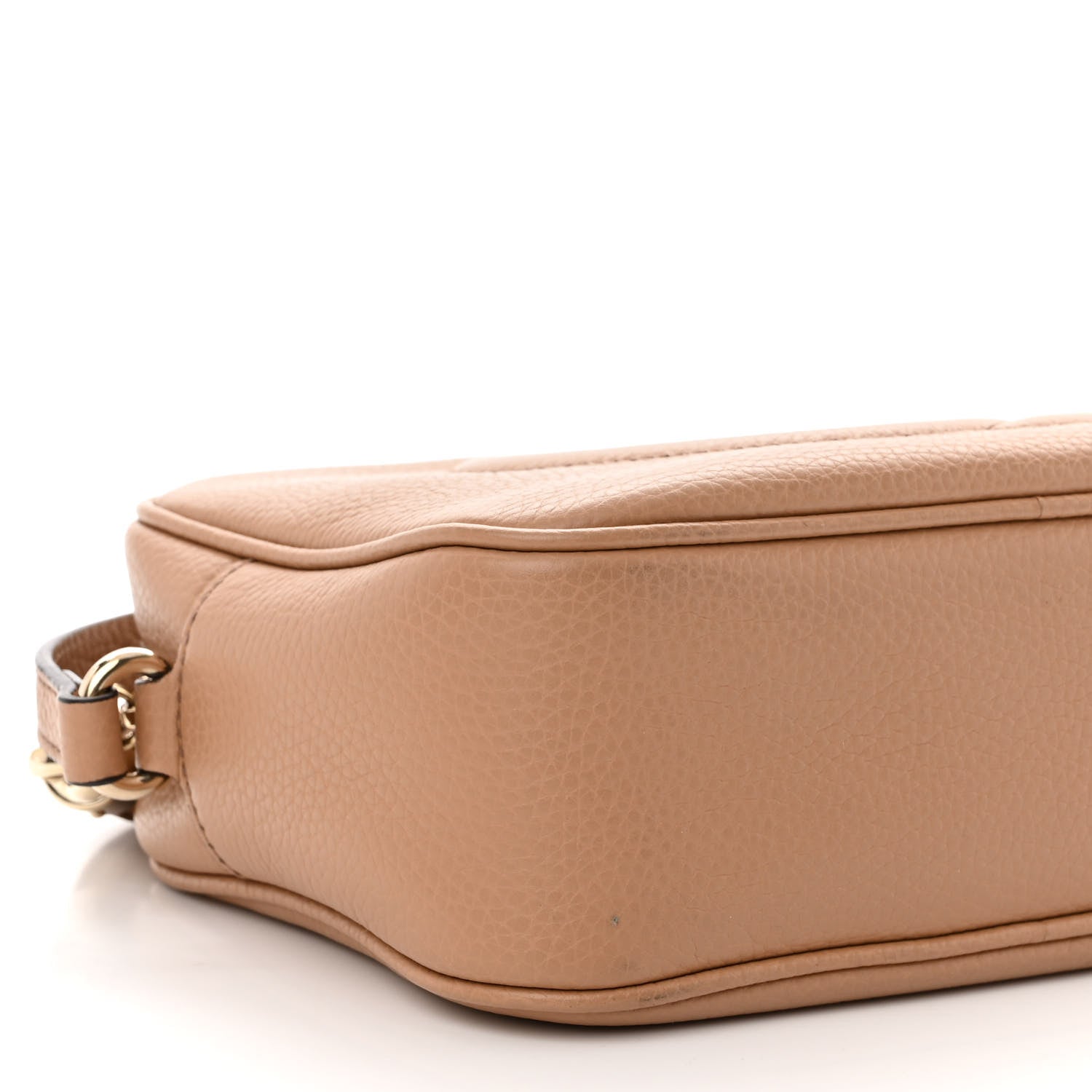 Gucci Pebbled Calfskin Small Soho Disco Bag Camelia 9 of 10