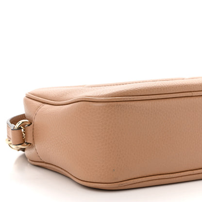Gucci Pebbled Calfskin Small Soho Disco Bag Camelia 9 of 10