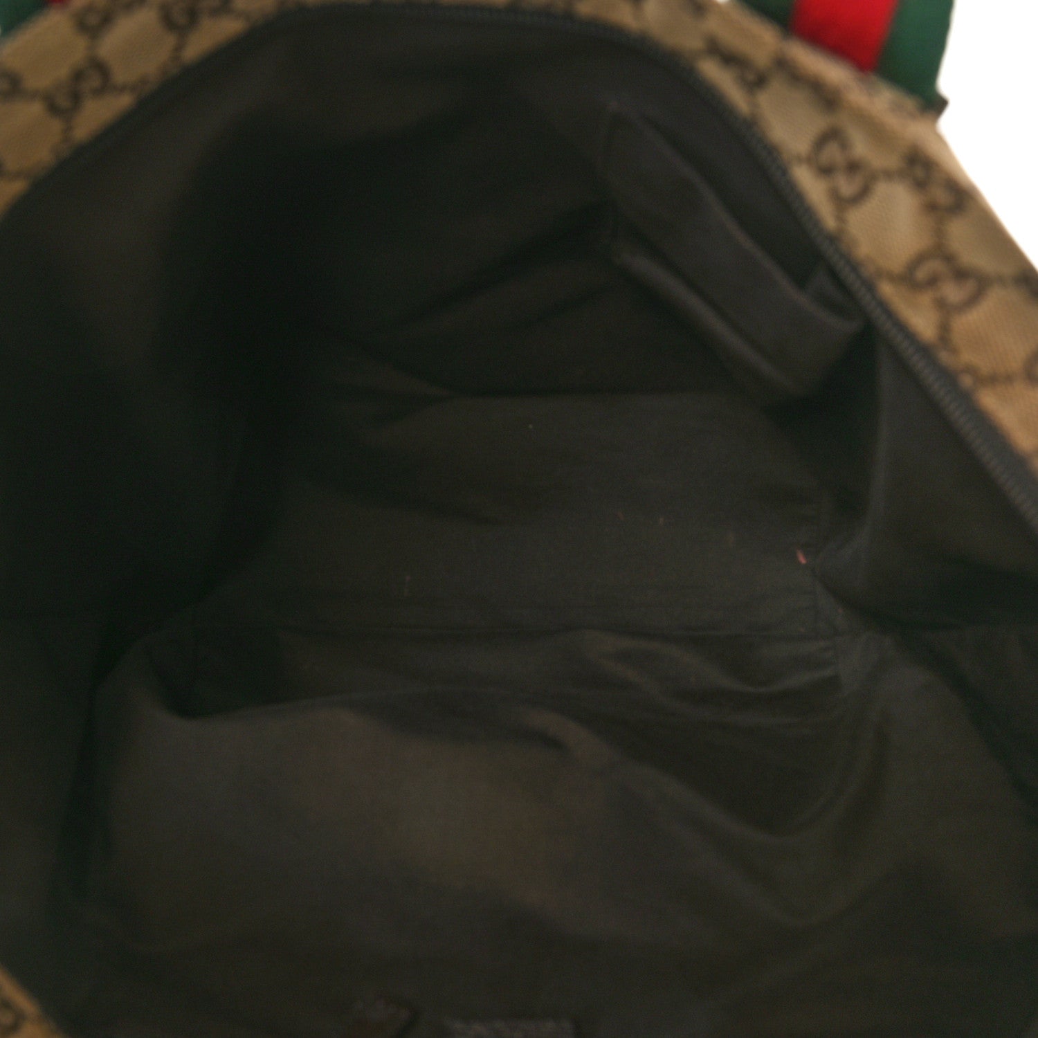Gucci GG Monogram Medium Web Handle Bucket Dark Brown 5 of 13