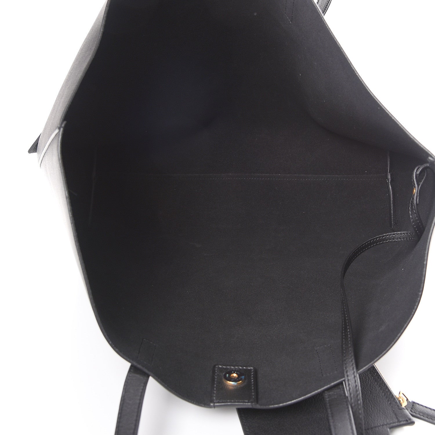 Saint Laurent Calfskin Large Shopping Tote Black 5 of 10