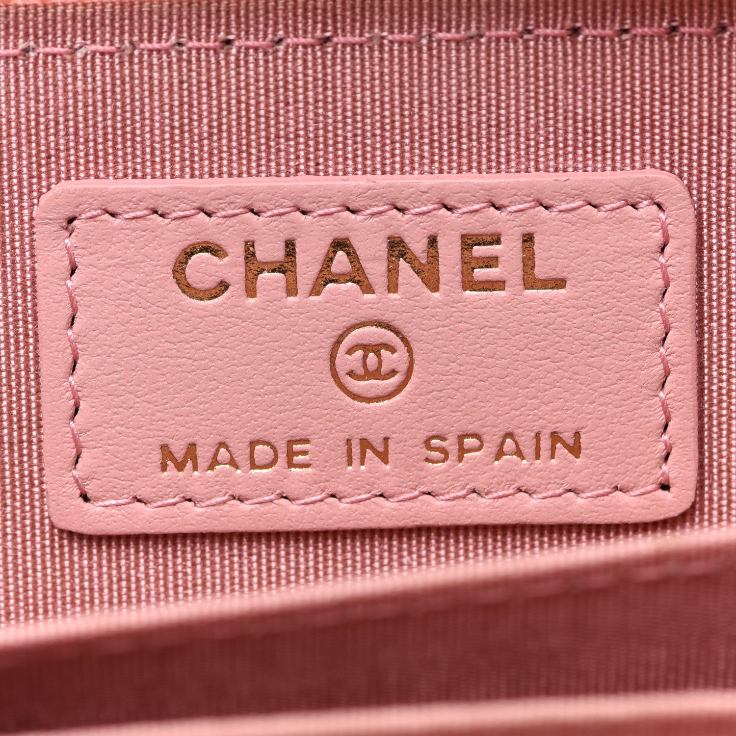 Chanel Caviar Quilted Boy Zip Around Coin Purse Wallet Light Pink 7 of 10