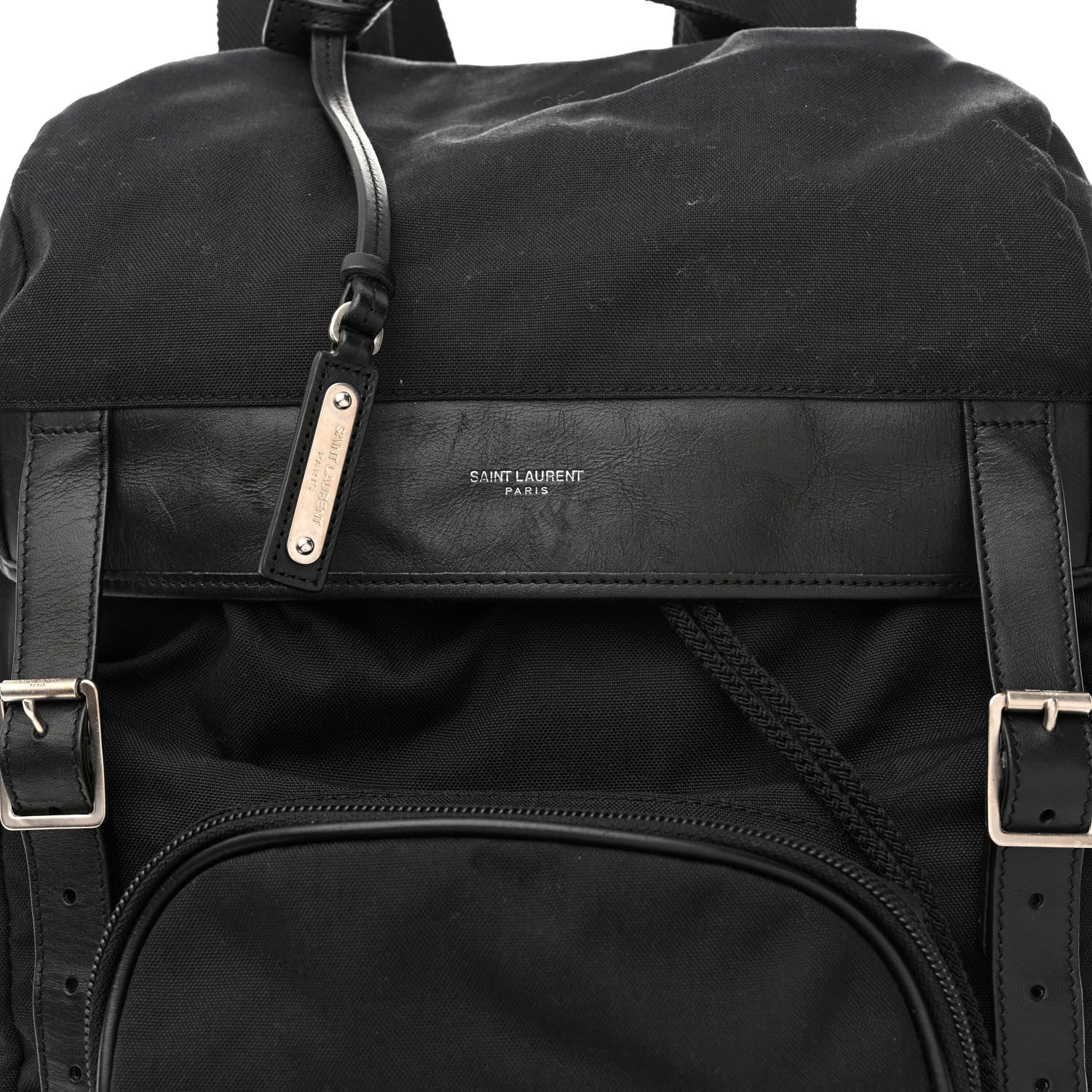 Saint Laurent Canvas Moon Backpack Black 8 of 11