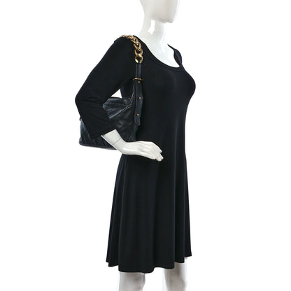 Chanel Calfskin Quilted Daily Hobo Black 2 of 9