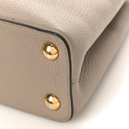 Louis Vuitton Taurillon Capucines BB Galet 8 of 10