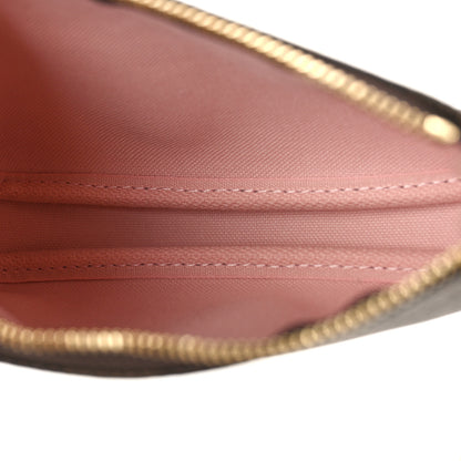 Louis Vuitton Damier Ebene 2020 Christmas Animation Big Wheel Mini Pochette Accessories Rose Ballerine 5 of 10