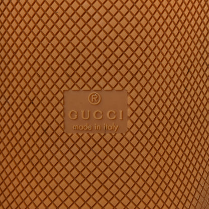 Gucci Monogram Nubuck Miro Soft Calfskin Mens Screener 50mm Sneakers 10.5 Beige Ebony New Acero Dusty Grey Mystic White 6 of 9