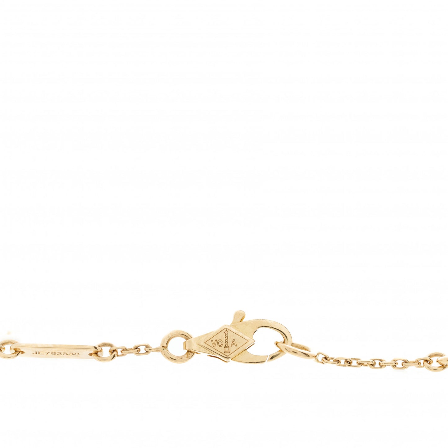 18K Yellow Gold Mother of Pearl Sweet Alhambra Butterfly Bracelet