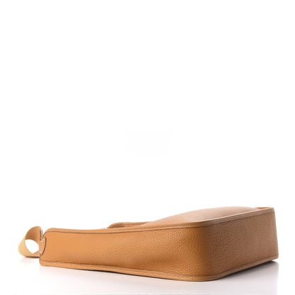 Hermes Taurillon Clemence Vespa GM Natural Sable 4 of 9