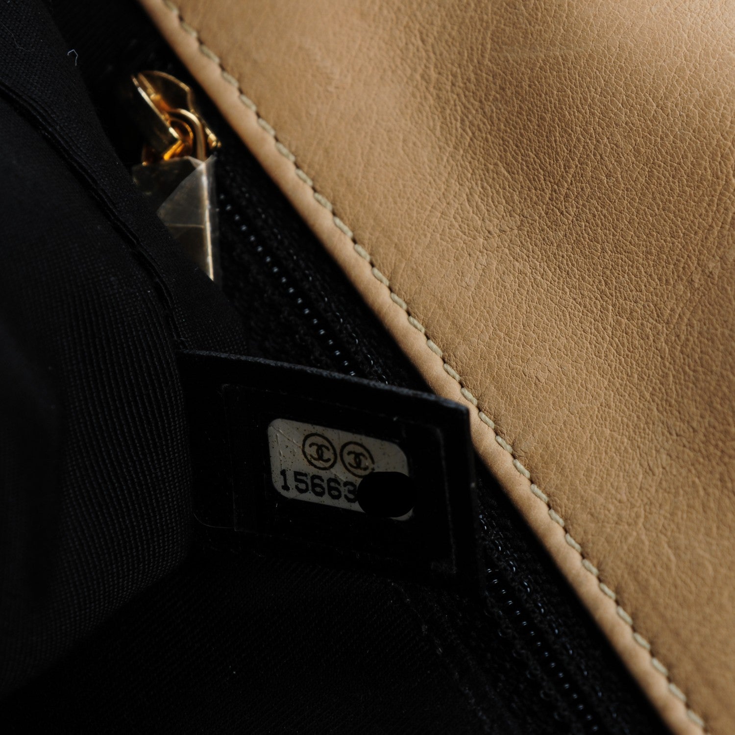 Chanel Calfskin Quilted Medium Chain Me Flap Beige 7 of 7