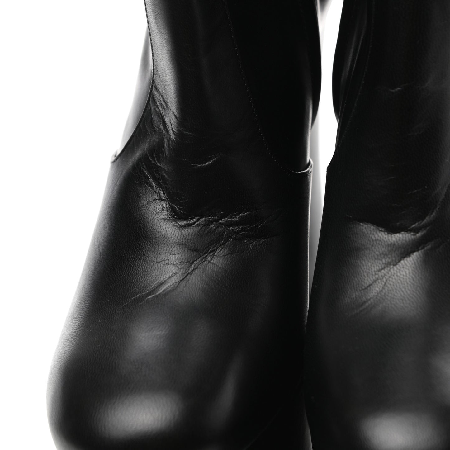 Calfskin Candy Platform 125 Ankle Boots 37 Black