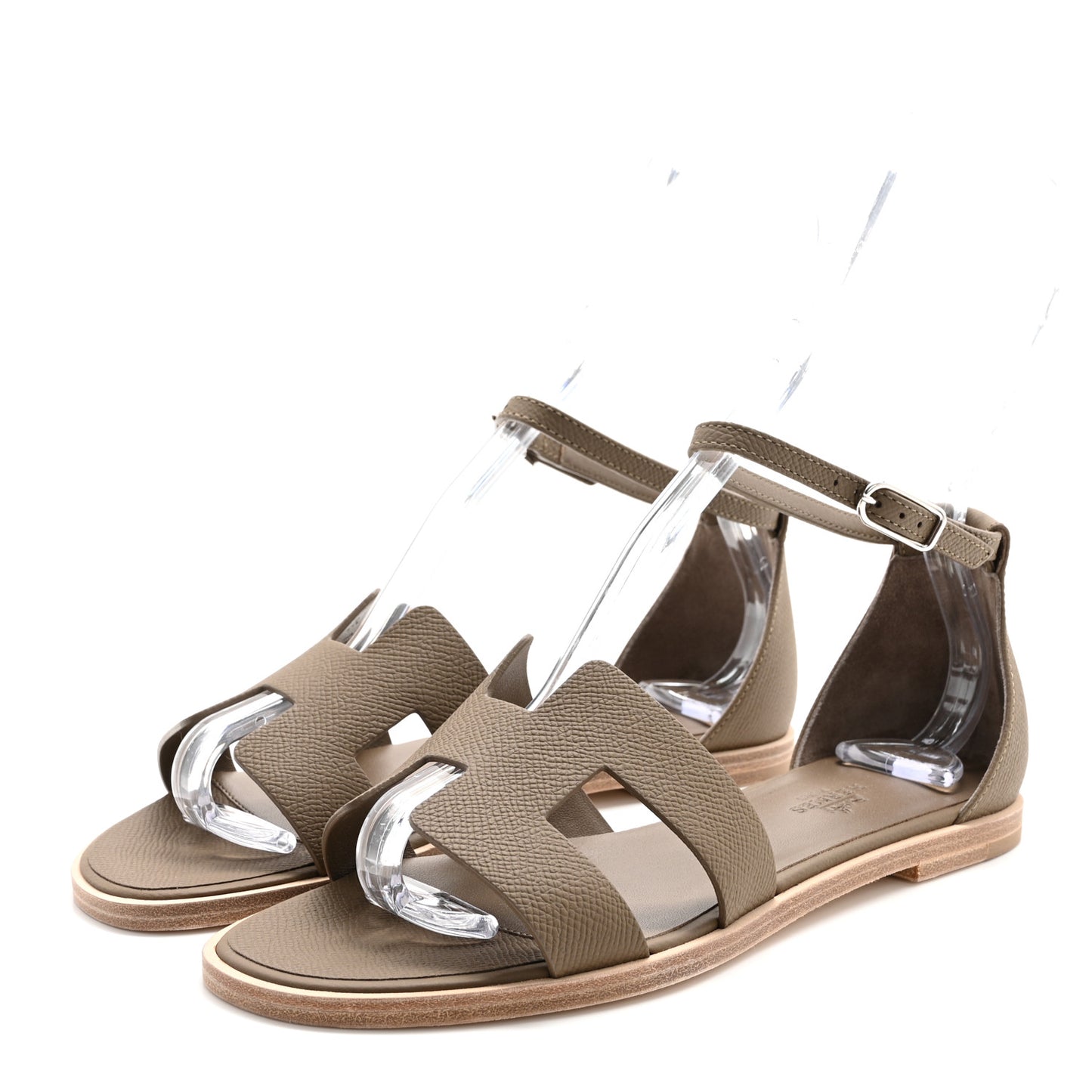 Epsom Santorini Sandals 37 Etoupe