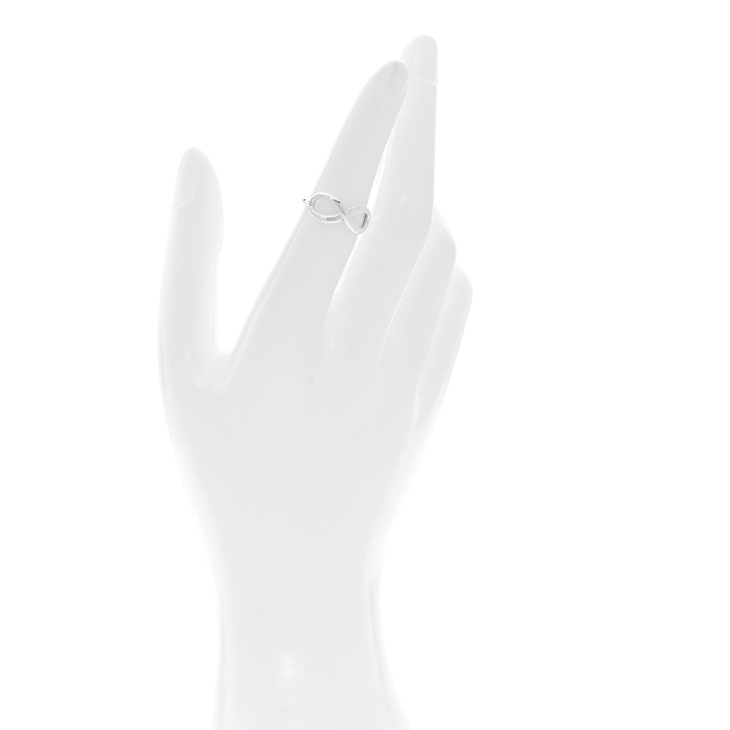 Tiffany Sterling Silver Infinity Ring 49 5 2 of 4