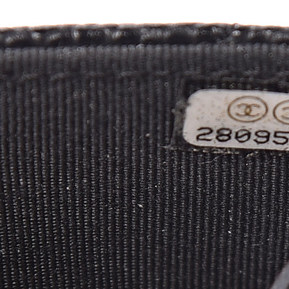 Chanel Caviar Quilted Flap Card Holder Wallet Black 8 of 11