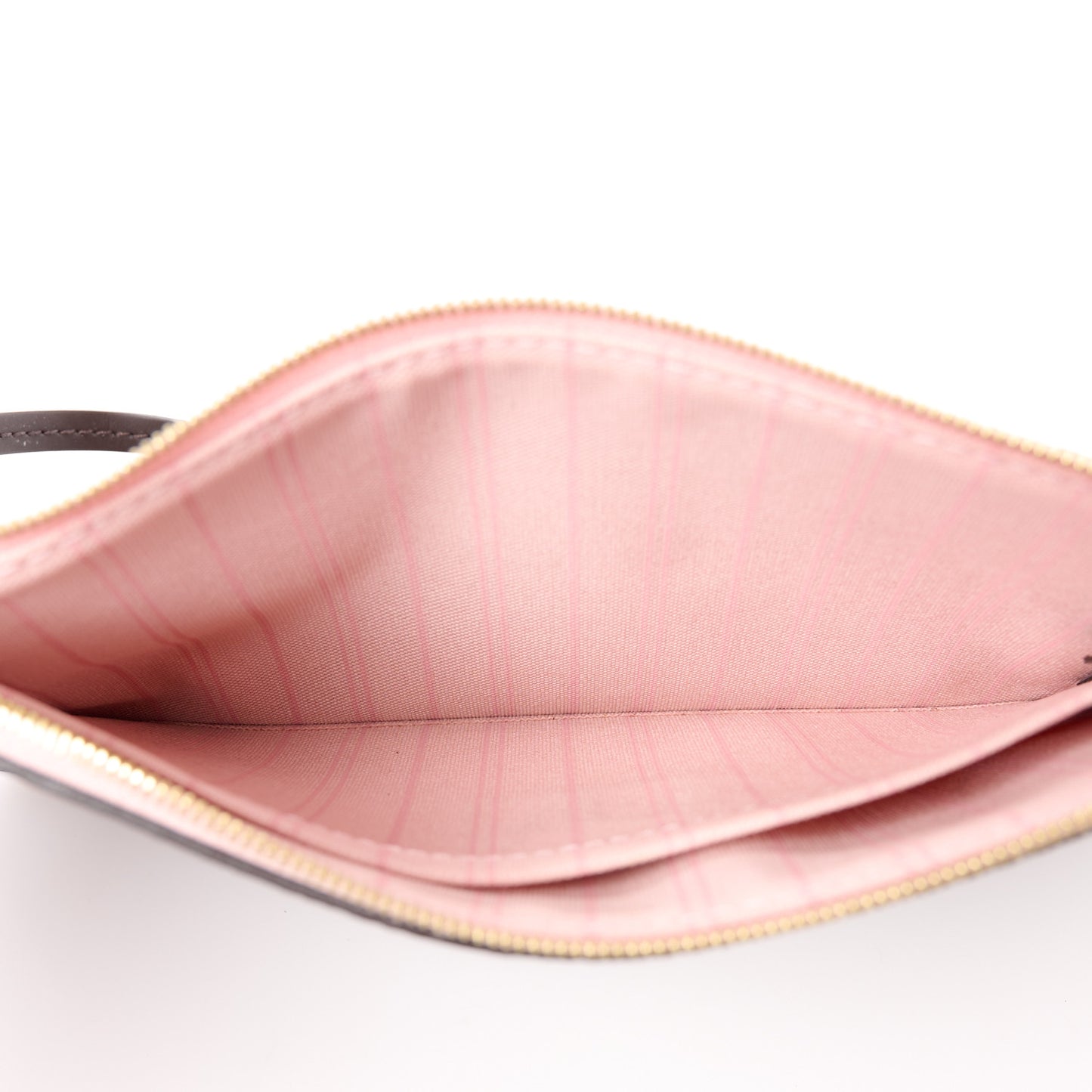 Damier Ebene Neverfull MM GM Pochette Rose Ballerine