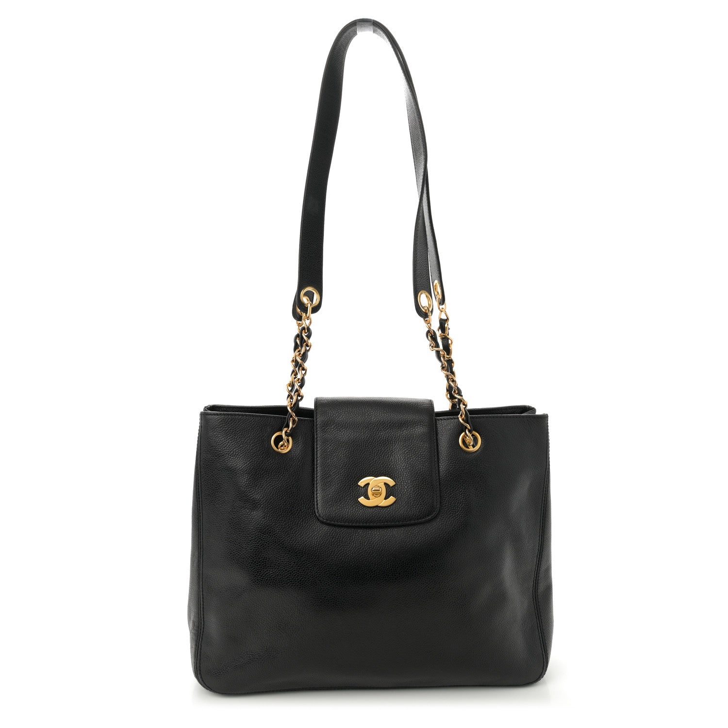 Chanel Caviar CC Shoulder Bag Black 1 of 12