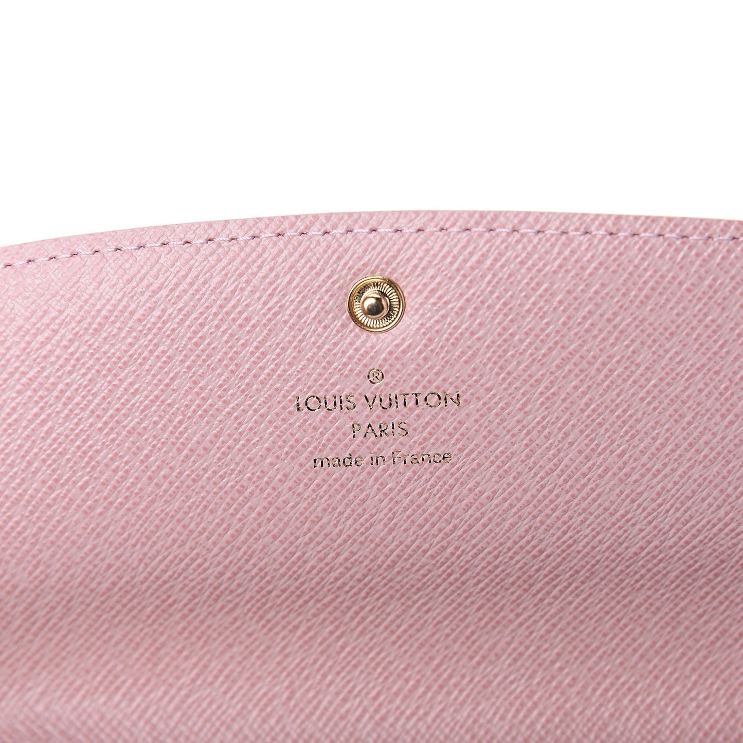 Damier Azur Emilie Wallet Rose Ballerine