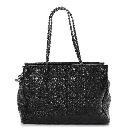 Chanel Vinyl Rock in Moscow Tote Black 1 of 13