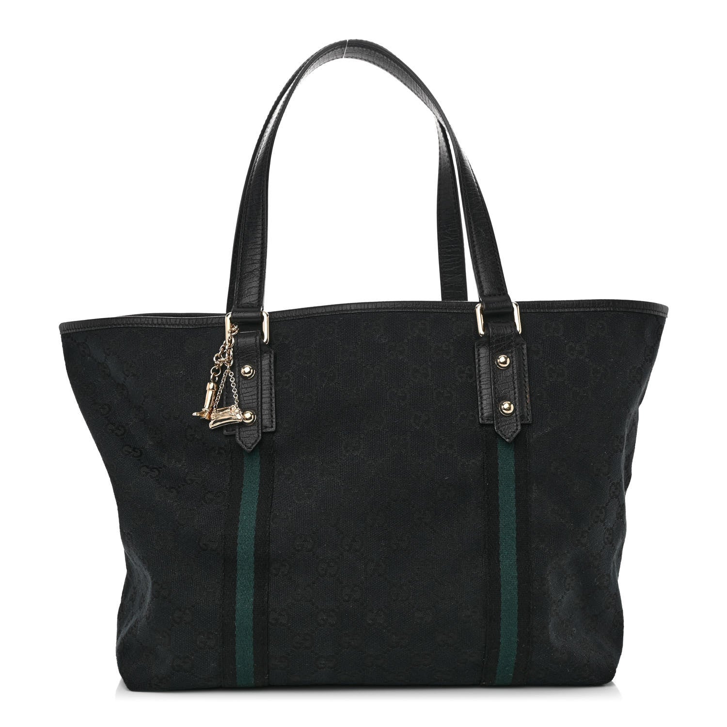 Gucci Monogram Large Jolicoeur Tote Black 1 of 10